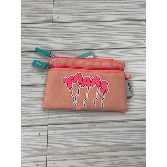 Yoobi Pink Balloon Yaaas Coin Purse - Picture 1 of 4